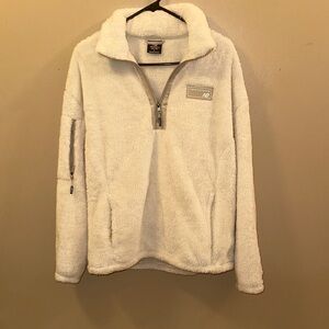 New Balance Cream Fleece Pullover